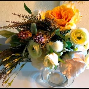 BOHEMIAN Bridal Handcrafted Wedding Peachie Orange Tangerine Vintage Inspired